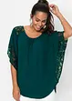 Blusa con pizzo, bonprix