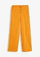 Pantaloni a palazzo in misto lino extra lunghi, bonprix