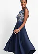 Abito midi con pizzo, bonprix