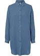Camicetta lunga oversize in mussola, bonprix