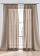 Tende trasparenti in leggero voile (pacco da 2), bonprix