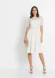 Abito in pizzo con inserto a uncinetto, bonprix