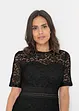 Abito in pizzo con inserto a uncinetto, bonprix