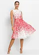Abito in pizzo con cintura in satin da annodare, bonprix