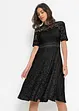 Abito in pizzo con inserto a uncinetto, bonprix