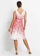 Abito in pizzo con cintura in satin da annodare, bonprix
