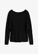 Maglia a maniche lunghe in misto viscosa morbido, bonprix