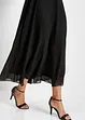 Abito lungo in chiffon con ricami in paillettes, bonprix