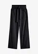 Pantaloni cropped con cinta comoda in puro cotone, bonprix