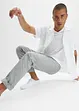Pantaloni in felpa elasticizzati, regular fit straight, bonprix