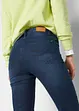 Jeans skinny cropped, vita alta, bonprix