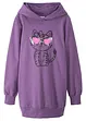 Abito in felpa oversize in puro cotone biologico, bonprix