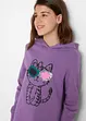 Abito in felpa oversize in puro cotone biologico, bonprix
