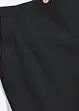 Pantaloni in misto lino viscosa,  vita alta, bonprix