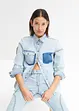 Camicia in jeans con effetto lavato, RAINBOW