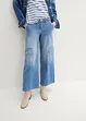 Jeans cargo cropped, a vita media, John Baner JEANSWEAR