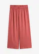 Pantaloni culotte cropped in viscosa, bonprix