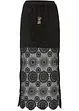 Gonna lunga effetto crochet, bonprix