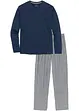 Pigiama in cotone a maniche lunghe, bonprix