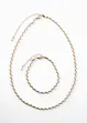 Collana e bracciale (set gioielli), bonprix