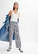 Pantaloni con elastico in vita in viscosa fluente, bonprix