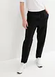 Pantaloni in misto lino e cotone,  vita alta, bonprix