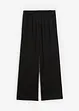 Pantaloni a palazzo in jersey operato, vita alta, bonprix
