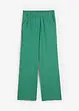 Pantaloni a palazzo in jersey operato, vita alta, bonprix