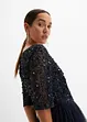Abito lungo con paillettes, bonprix