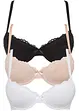 Reggiseno con coppe preformate e ferretto (pacco da 3), bonprix