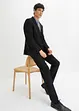 Completo in misto lino (2 pezzi) giacca e pantaloni, slim fit, bonprix