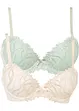 Reggiseno con coppe preformate e ferretto (pacco da 2), bonprix