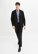 Completo in misto lino (2 pezzi) giacca e pantaloni, slim fit, bonprix