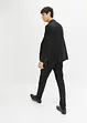 Completo in misto lino (2 pezzi) giacca e pantaloni, slim fit, bonprix