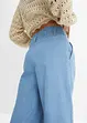 Jeans wide leg, vita bassa, bonprix
