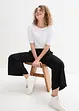 Pantaloni culotte in viscosa, bonprix