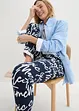 Pantaloni stampati con elastico in vita, bonprix