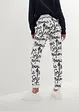 Pantaloni stampati con elastico in vita, bonprix