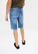 Bermuda in jeans leggero con elastico in vita, slim fit, bonprix