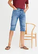 Bermuda lunghi in jeans elasticizzati, regular fit, bonprix