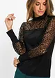 Maglia a maniche lunghe in misto viscosa morbido, bonprix