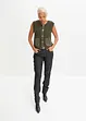 Jeans cargo straight con effetto lavato, bonprix