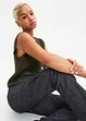 Jeans cargo straight con effetto lavato, bonprix