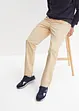 Pantaloni con elastico in vita in puro cotone regular fit, straight, bonprix