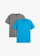 T-shirt con taglio comfort (pacco da 2), bonprix