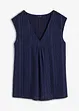 Top con ricami traforati, bonprix