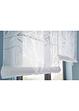 Graziosa tenda a pacchetto con bordo a uncinetto in stile country - Bianco, Coulisse