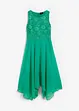 Abito midi in chiffon con pizzo, bonprix