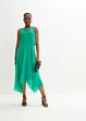Abito midi in chiffon con pizzo, bonprix