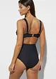 Slip a vita alta per bikini con effetto modellante forte, bonprix